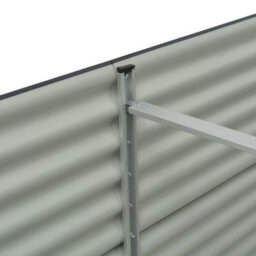 Berkfield Garden Raised Bed 320X80X81 Cm Galvanised Steel Grey - thumbnail 5