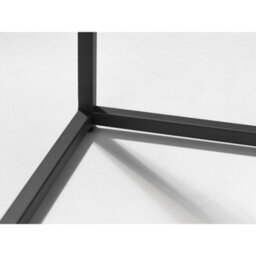 Oakham Harstad Concrete Coffee Table In Concrete And Black - thumbnail 4