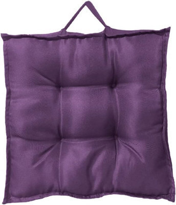 Gc Gaveno Cavailia Outdoor Waterproof Booster Seat Cushion Aubergine 45 X 45 Cm Living Room,garden Chair, Adjustable Chair Cushion - image 1