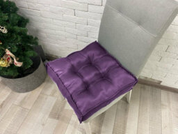 Gc Gaveno Cavailia Outdoor Waterproof Booster Seat Cushion Aubergine 45 X 45 Cm Living Room,garden Chair, Adjustable Chair Cushion - thumbnail 2