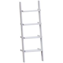 Lassic Vida Designs York White 4 Tier Ladder Bookcase Freestanding Open Shelf (H)1540mm (W)560mm (D)290mm - thumbnail 7