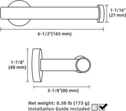Toilet Paper Holder Brushed Gold,  Stainless Steel Round Tp Hanger, Modern Bathroom Lavatory Tissue Roll Storage - thumbnail 9
