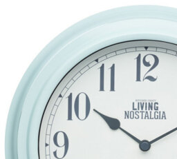 KitchenCraft Living Nostalgia Vintage Blue Wall Clock - thumbnail 7