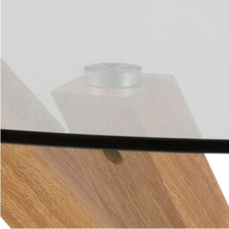 Furniture To Go Heaven Round Dining Table With Glass Top (L) 119Cm Seats Up To 4 - thumbnail 8