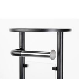 Croydex Black Chrome Effect Freestanding Toilet Butler - thumbnail 6