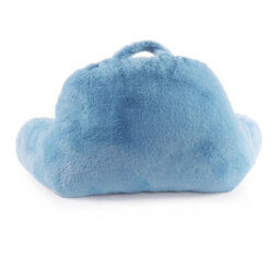 Disney Character Faux Fur Bed Rest, Bluey Cushion Soft Plush Character Pillow With Carry Handle, Kids Bedroom & Lounge Support - thumbnail 4
