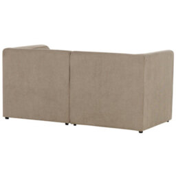 Beliani Modular Sofa 2 Seater Lemvig Corduroy Taupe - thumbnail 6