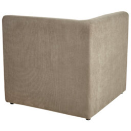 Beliani Modular Sofa 2 Seater Lemvig Corduroy Taupe - thumbnail 9