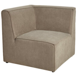 Beliani Modular Sofa 2 Seater Lemvig Corduroy Taupe - thumbnail 8
