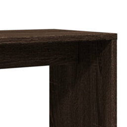 Berkfield Side Tables 2 Pcs Brown Oak 50X30X50 Cm Engineered Wood - thumbnail 9