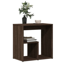 Berkfield Side Tables 2 Pcs Brown Oak 50X30X50 Cm Engineered Wood - thumbnail 4