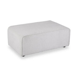 Hugo Fog Grey Footstool - Fully Assembled By Roseland Furniture - thumbnail 3