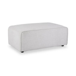Hugo Fog Grey Footstool - Fully Assembled By Roseland Furniture - thumbnail 1