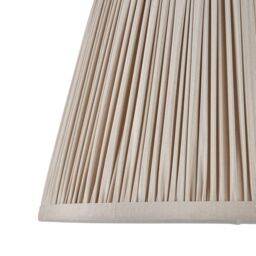 Harbour Studio Serena Warm Grey Cotton Effect Pleated Conical Lamp Shade (D)30Cm - thumbnail 4