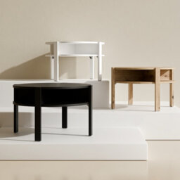 Furniture To Go Tobago Round Coffee Table With Open Shelf In White - thumbnail 4