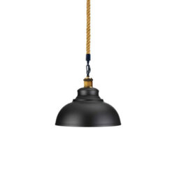 Ledsone Industrial Black Pendant Light 29Cm Metal Shade Vintage Retro Hanging Lamp For Kitchen Bedroom Dining - thumbnail 7