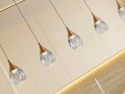 Luminosa Lighting Luminosa Corina Bar Pendant Ceiling 5 Light Black, Copper Led 3000K - Uk Stock - thumbnail 3