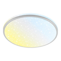 Briloner Led Ceiling Light Bathroom Living Room Lamp Dimmable Remote Cct Chrom 33Cm, 22W, 2400Lm - thumbnail 1