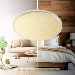 Briloner Led Ceiling Light Bathroom Living Room Lamp Dimmable Remote Cct Chrom 33Cm, 22W, 2400Lm - thumbnail 8