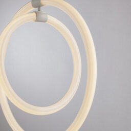 Luminosa Lighting Luminosa Halo Led Pendant Ceiling Light White 4270Lm 4000K 50.8X50.8Cm - thumbnail 2