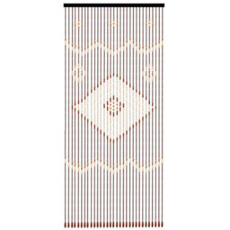 90X208Cm Bamboo Wooden Beaded Door Curtain 31Strands Hanging - thumbnail 4