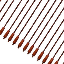 90X208Cm Bamboo Wooden Beaded Door Curtain 31Strands Hanging - thumbnail 8