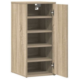 Berkfield Durable Shoe Cabinets 2 Pcs Sonoma Oak 32X35X70 Cm Engineered Wood - thumbnail 5