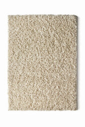 Ivory Shaggy Wool Rug, 50mm Thickness Plain Rug, Handmade Luxurious Modern Rug For Bedroom, & Diningroom-160Cm X 230Cm - thumbnail 1