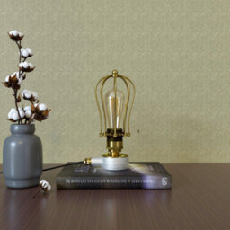 Vintage Conduit Light Table Lamp Kit With Dimmable Switch Steampunk E27 Base Industrial Metal Cage Plug In Desk Lamp Lights - thumbnail 2