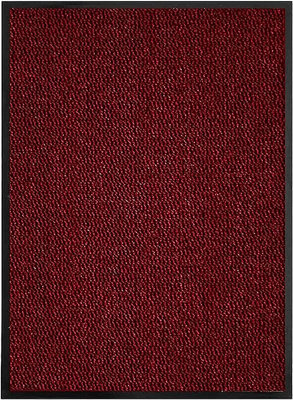 Kav Door Mat Dirt Trapper - Durable Indoor And Outdoor Non-Slip Rug - Super Absorbent- Home, Office(Red / Black, 40Cm X 60Cm) - image 1
