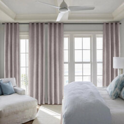 Ameha Plain 100%blackout Curtain-Linen Texture Fabric Thermal Insulated Mocha Curtain Pair 90X90' With Tie Back Neutral Tone Home Decor - thumbnail 2