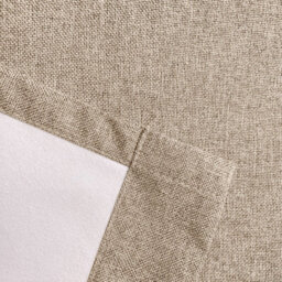 Enhanced Living Austin 100% Blackout, Thermal Natural Curtains With Eyelet Header (Pair) - 90X72 Inch (229X183Cm) - thumbnail 5