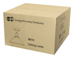 Long Life Lamps Company Modern Vintage Industrial Flush Mount Ceiling Light Brass Black Scone Shade M0033 - thumbnail 9