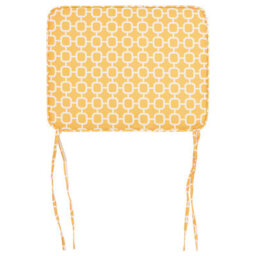 Beliani Set Of 2 Garden Chair Cushions Fiji 29 X 38 Cm Yellow - thumbnail 7