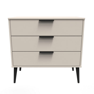 Fuji 3 Drawer Chest Of Drawers In Kashmir Matt (Ready Assembled) - image 1