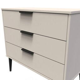 Fuji 3 Drawer Chest Of Drawers In Kashmir Matt (Ready Assembled) - thumbnail 4