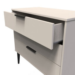 Fuji 3 Drawer Chest Of Drawers In Kashmir Matt (Ready Assembled) - thumbnail 5