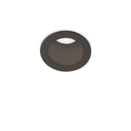 Ideal Lux Quark 4Cm Led Recessed Downlight Black 3000K