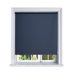 Lister Cartwright Blackout Plain Roller Blinds Windows Blind Child Safety Included (Navy, 60 Cm Width X 160 Cm Drop) - thumbnail 2