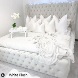 Stratus Interiors Winged Ambassador Chesterfield Bed Frame - Add Professional Assembly & Delivery- Small Double - Gas Lift Ottoman Storage Type - thumbnail 2