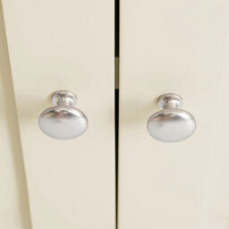 Farro Xl Cream Double Wardrobe With Drawer - By Roseland Furniture - thumbnail 6