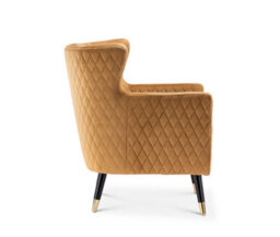 Velvet Gold Alessia Accent Chair - thumbnail 6