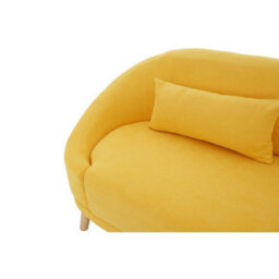 Orsina Stylish Yellow Linen Sofa, Contemporary Seater Sofa For Livingroom, Comfortable Mid Century Sofa For Bedroom - thumbnail 6