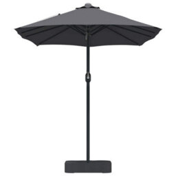 Berkfield Modern Garden Parasol Anthracite 385 X 209 X 244 Cm Fabric - thumbnail 5