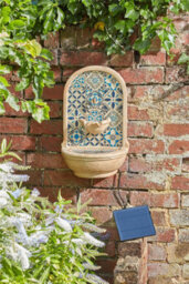 Smart Garden Solar Aragon Wall Garden Water Feature Fountain Bird Bath Marrakesh - thumbnail 2