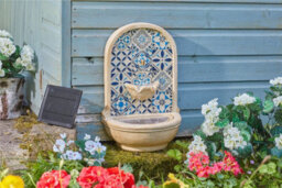 Smart Garden Solar Aragon Wall Garden Water Feature Fountain Bird Bath Marrakesh - thumbnail 3