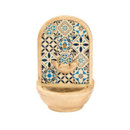 Smart Garden Solar Aragon Wall Garden Water Feature Fountain Bird Bath Marrakesh - thumbnail 4