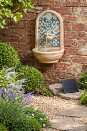 Smart Garden Solar Aragon Wall Garden Water Feature Fountain Bird Bath Marrakesh - thumbnail 5