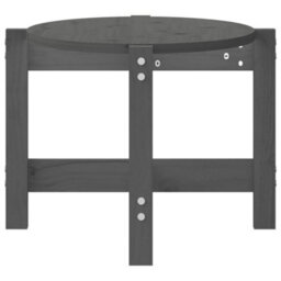 Berkfield Coffee Table Grey 87X48X35 Cm Solid Wood Pine - thumbnail 6