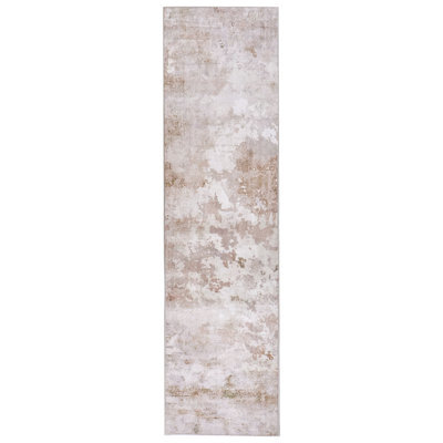 Beliani Modern Rug Tarsus Beige 80 X 300 Cm - image 1